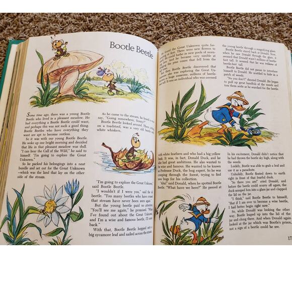 Vintage 1970s Walt Disney Fun Favorites Illustrations Golden Press Childrens - Picture 11 of 12